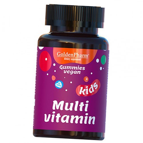 

Мультивитамины для детей, Kids Multi Vitamin, Golden Pharm 60таб (36519011)
