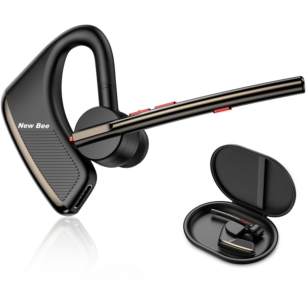 

Bluetooth гарнитура New Bee M50 Black Шумоподавление