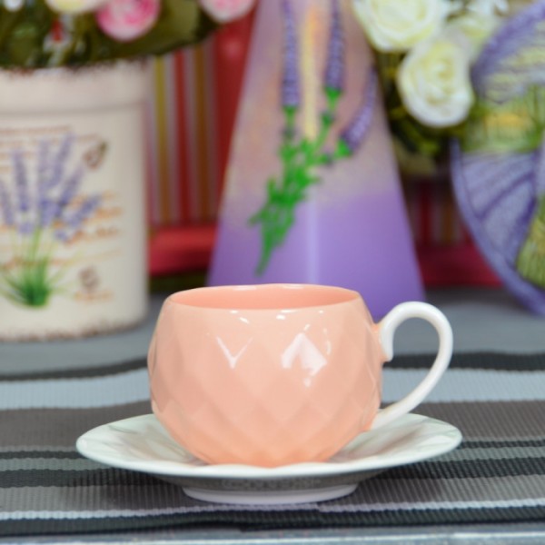 

Набор фарфоровых чашек с блюдцами Art Luxury S FR228