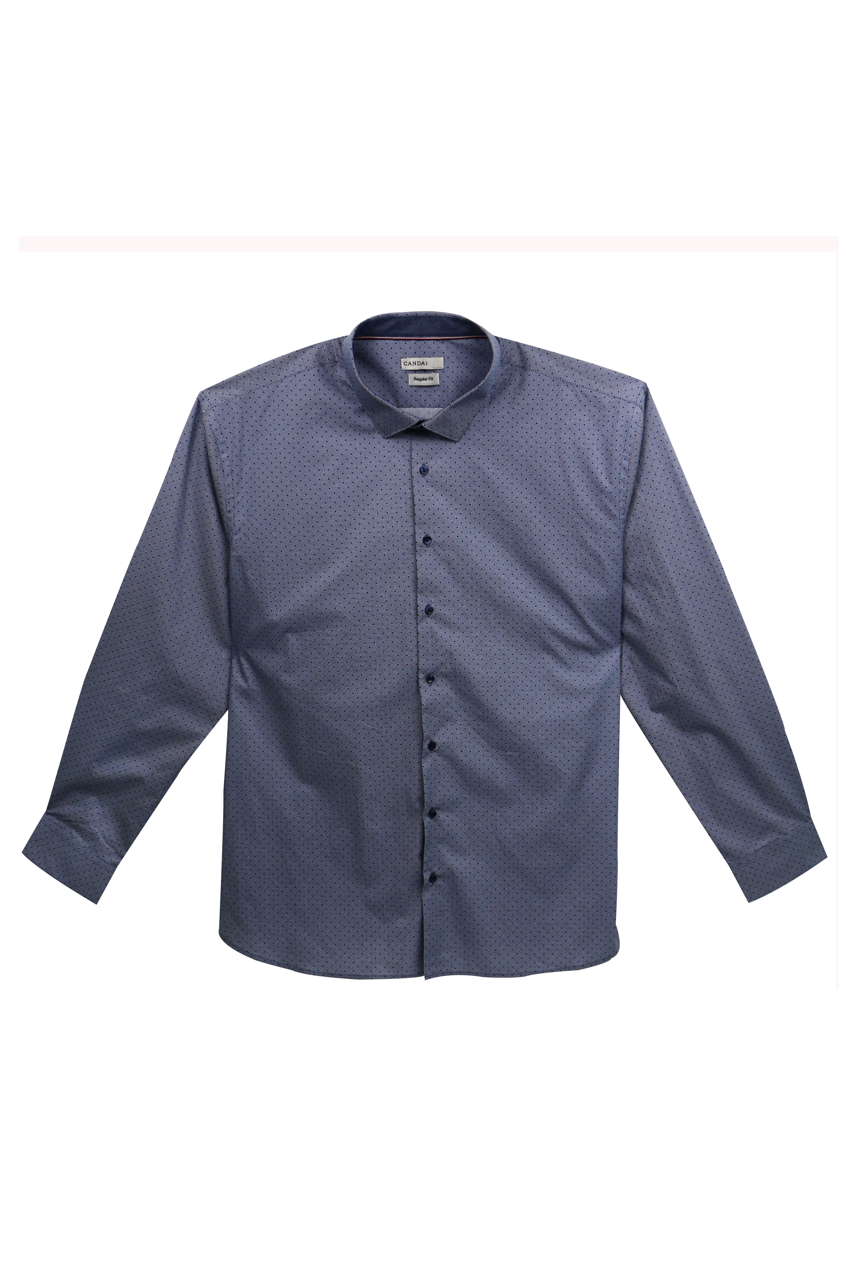 

Рубашка с длинным рукавом REGULAR FIT C&A XXXL(47/48) темно синий-белый WE-550192