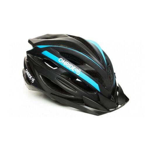 

Шолом ONRIDE GRIP black-blue M(55-58), модель HB31, колір козирка Black, колір лого White