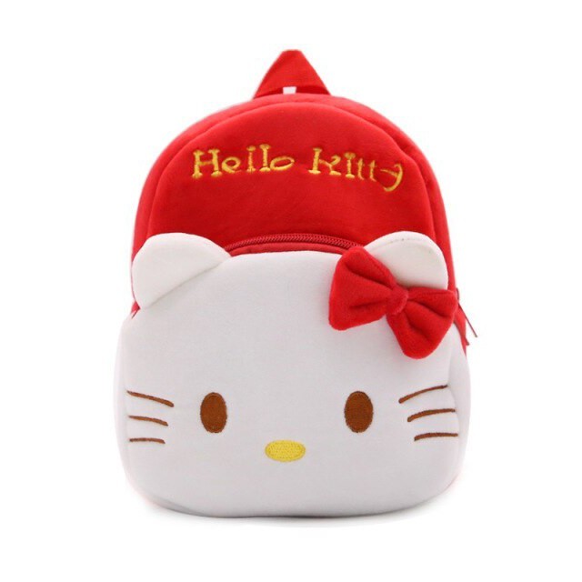 

Детский плюшевый рюкзак для садика Hello Kitti