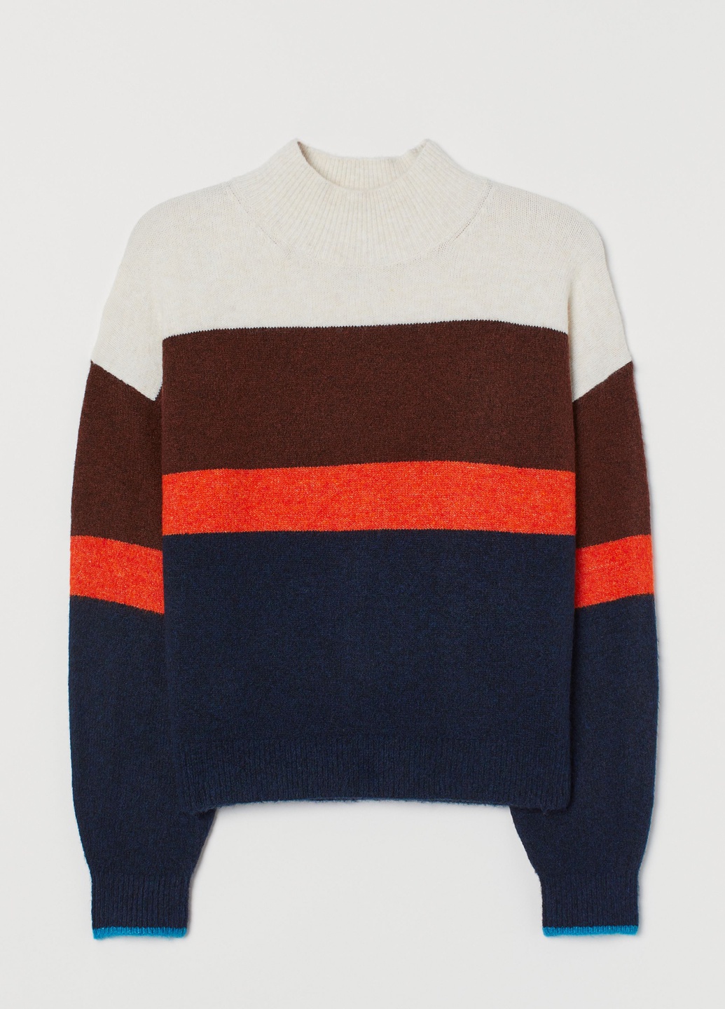 

Джемпер H&M M Синий 0777070_разно.цвет.полос._01
