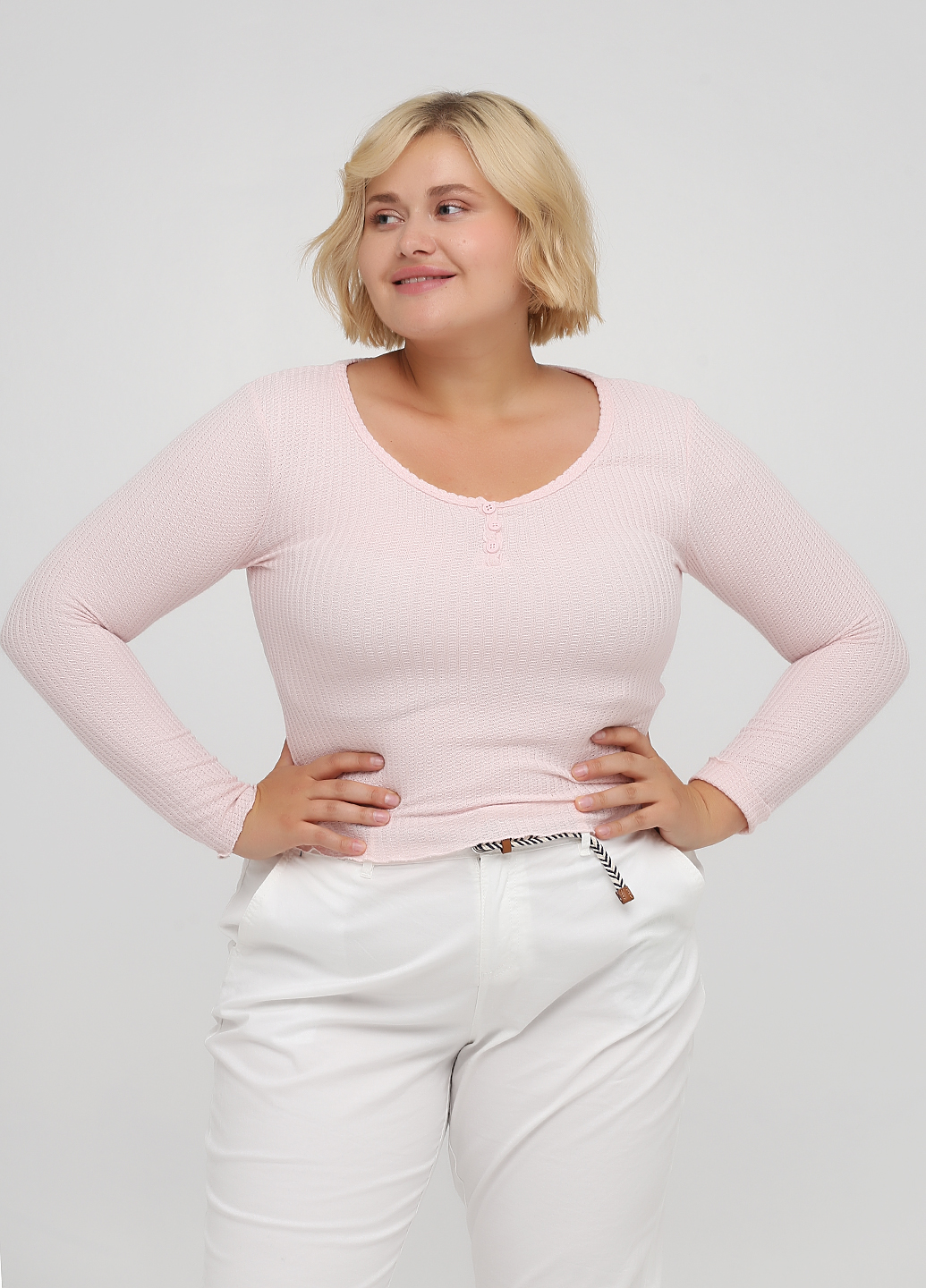 

Лонгслив C&A XL Светло-розовый 2117963_3 роз пугов