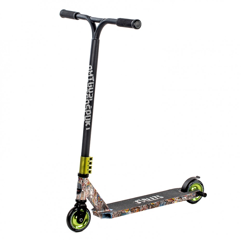 

Трюковый самокат Amigo Sport STREET WT с рулевой системой HIC + 2 пеги, Абстракция 2