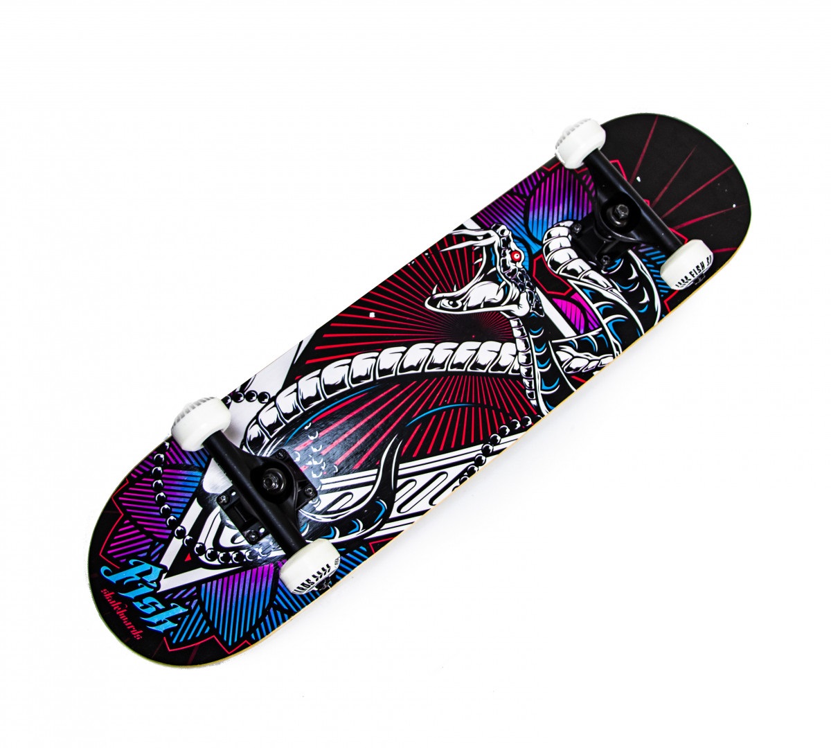 

Скейтборд Fish Skateboards деревянный с рисунком 31", Snake