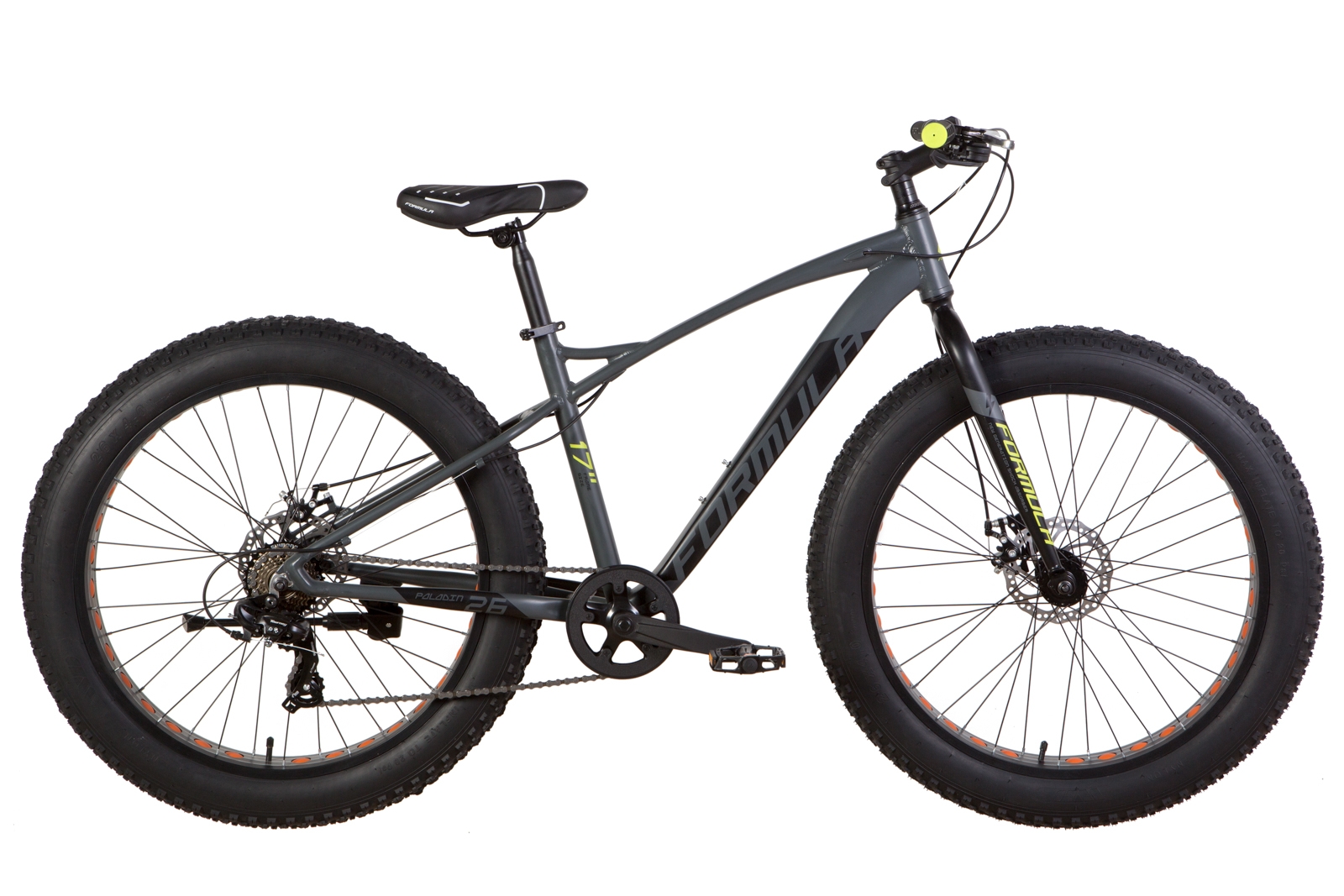 

Велосипед 26" Formula PALADIN DD графитовый с хаки (м) 2021