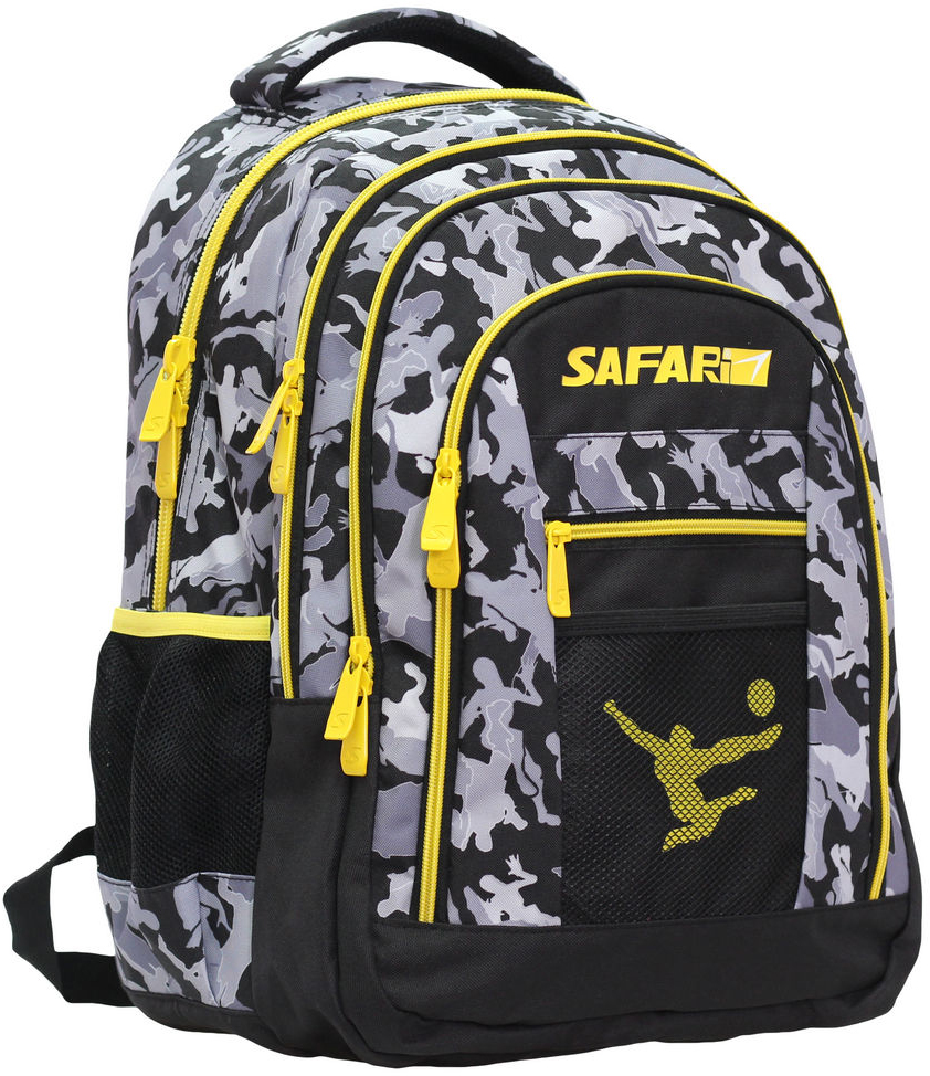 

Рюкзак Safari Sity 41x29x24 см 28 л Черный с серым (21-180М/8591662211801)