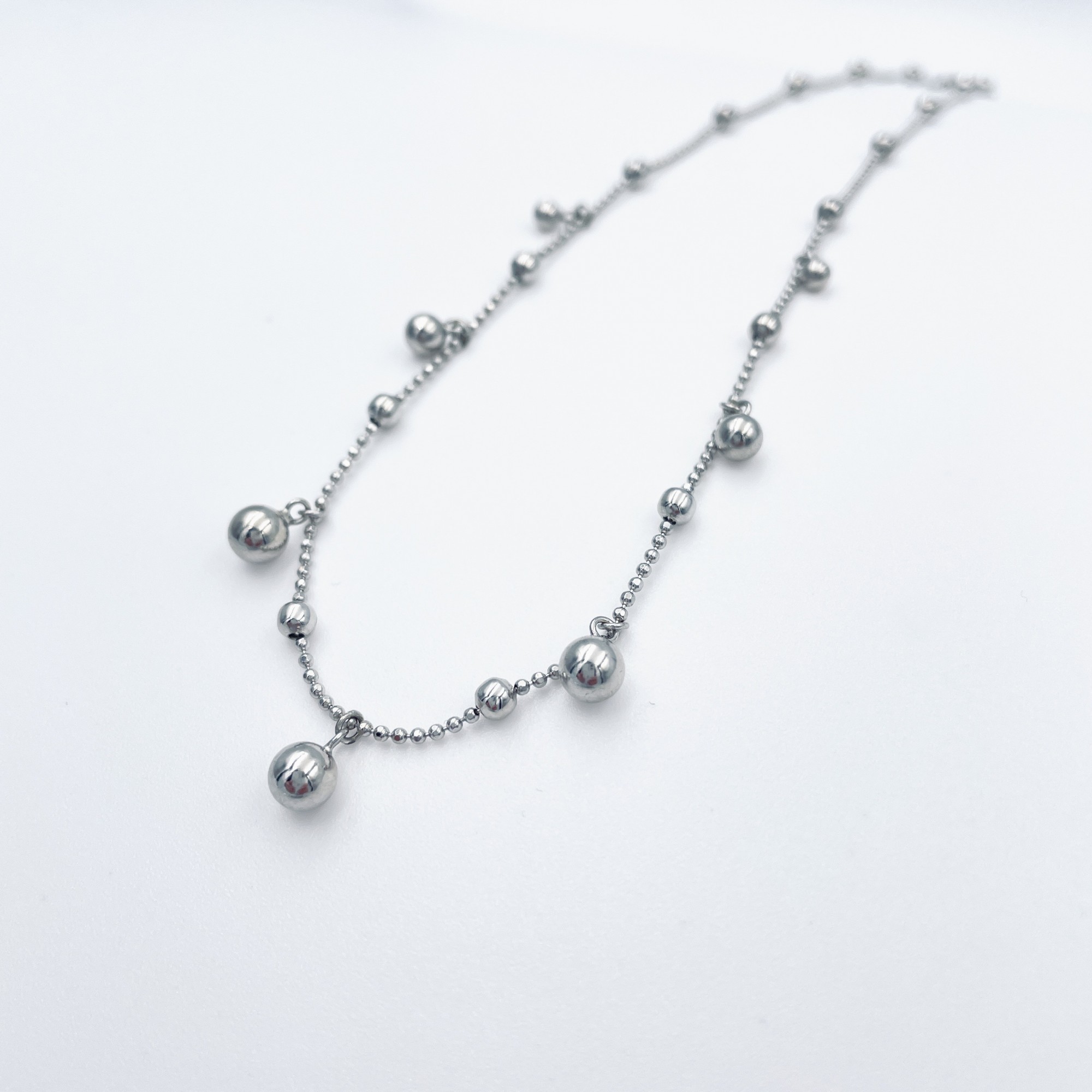 

Жіноче срібне колье Дощ Top Silver 4.87 г 00041