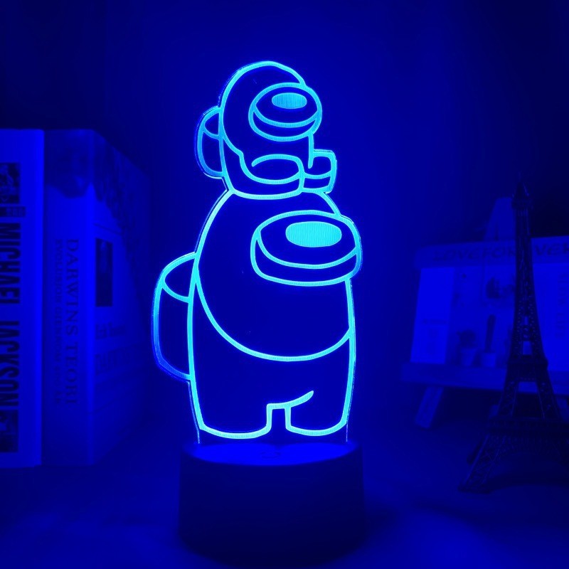 

Настольный светильник-ночник Амонг Ас Among Us 3D Lamp 16 Цветов USB (5055)
