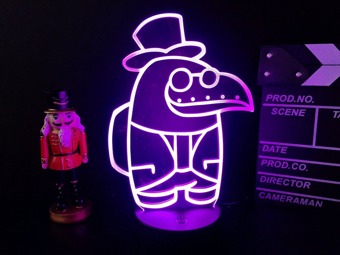 

Настольный светильник-ночник Амонг Ас Among Us 3D Lamp 16 Цветов USB (5061)