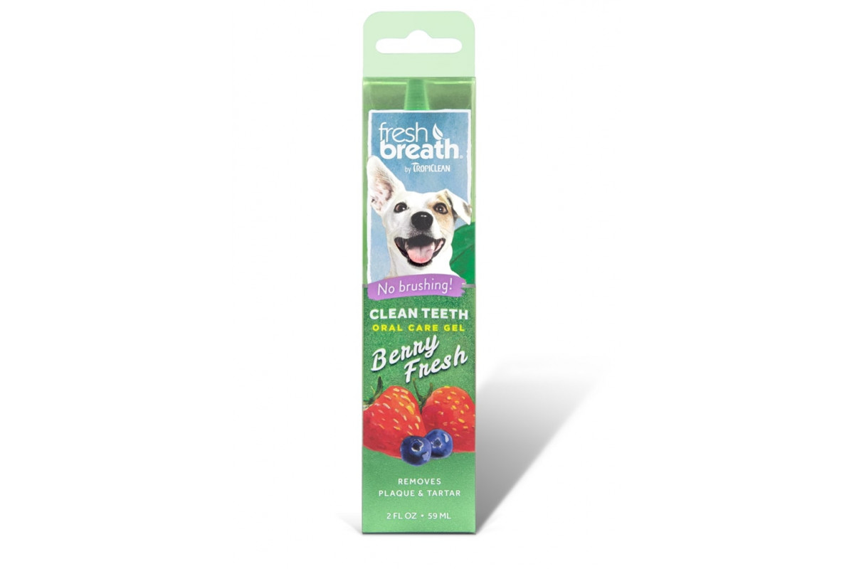 

Гель для чистки зубов TropiClean Oral Care Gel Berry Fresh Свежая ягода для собак 59 мл
