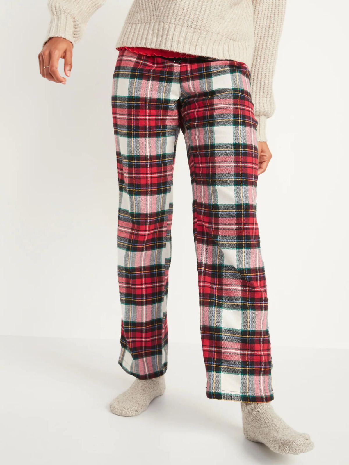 

Домашние фланелевые штаны Old Navy art379129 (Белый/Красный/Черный, размер L)