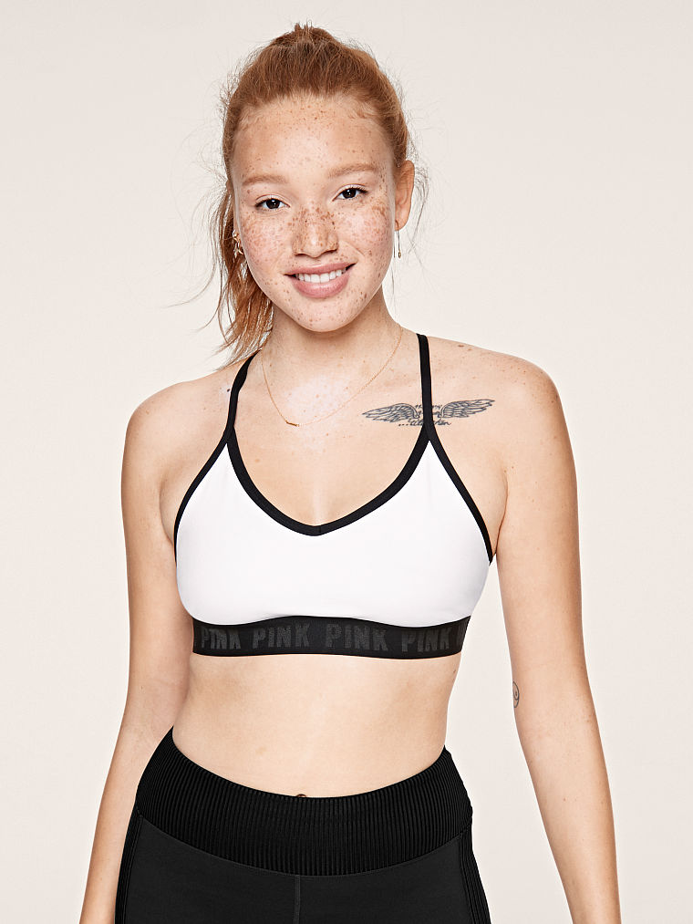 

Спортивный топ Victoria's Secret PINK Sport art161619 (Белый/Черный, размер XS)