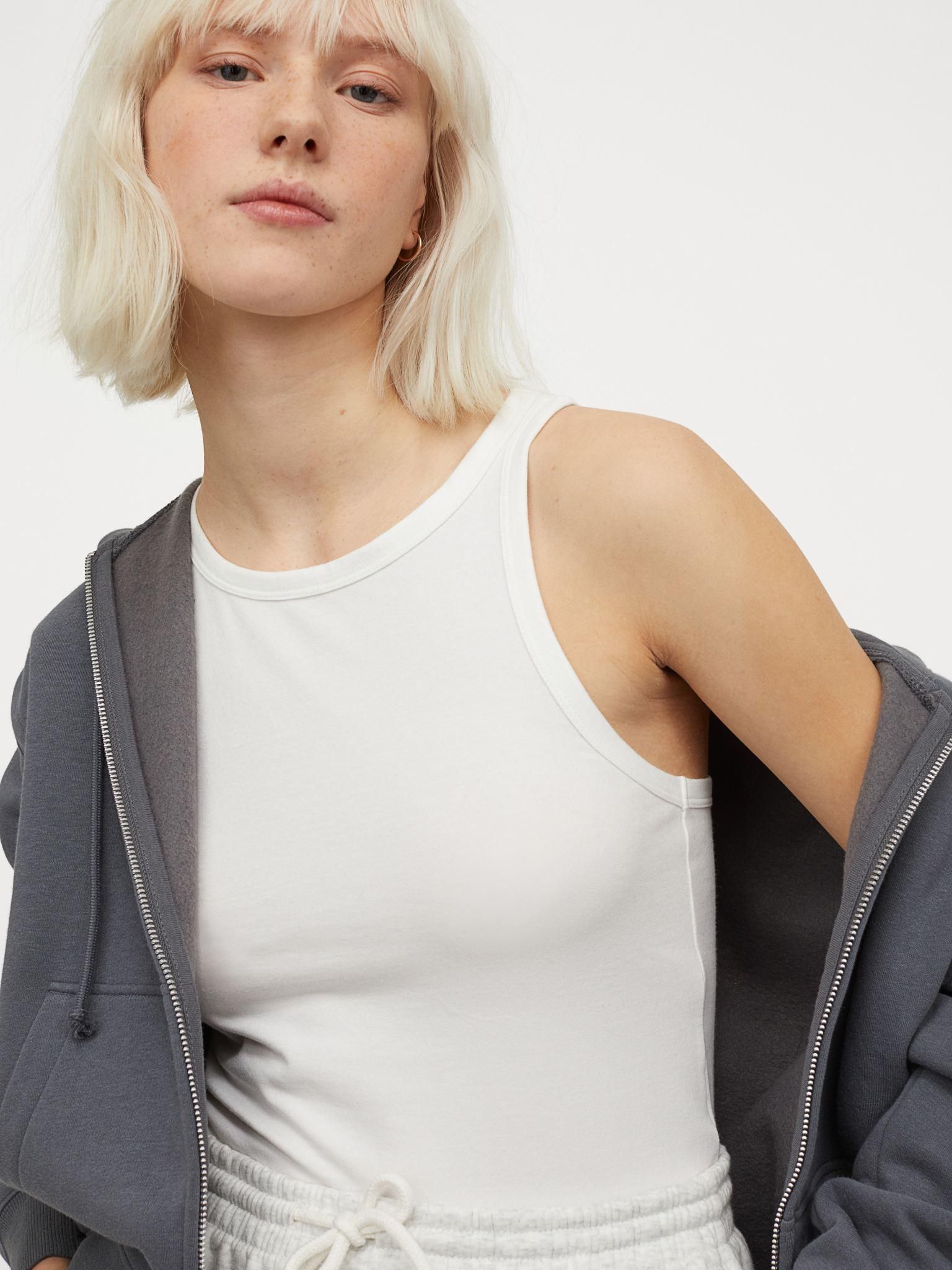 

Топ H&M 8691692-ACTS S Белый