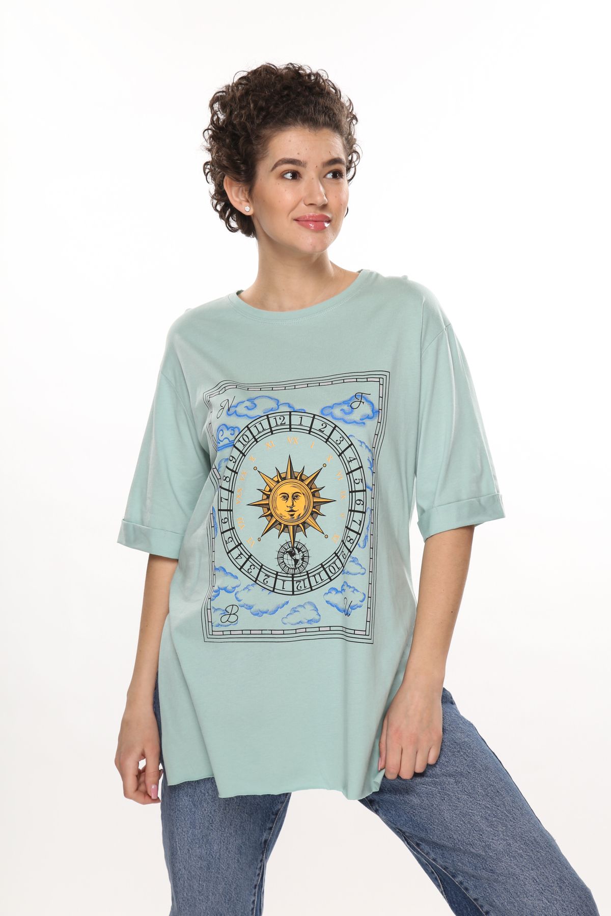 

Футболка DESTINA 00114 M Ментоловий