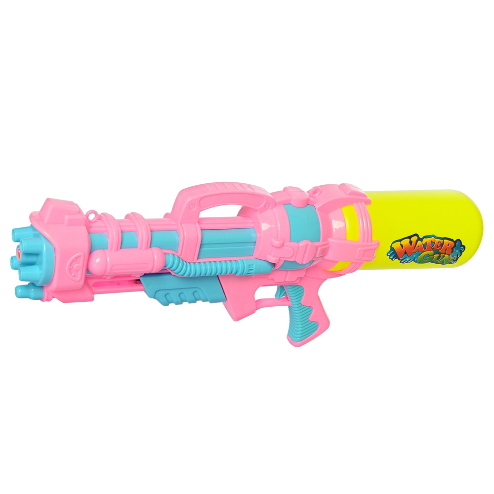 

Водяной Пистолет помповый большой для детей Metr+, Водный бластер Water Gun, 47 см, розовый
