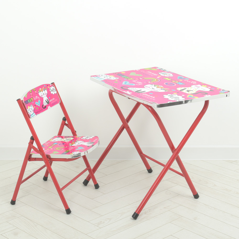 

Столик Bambi A19-MEOW Pink