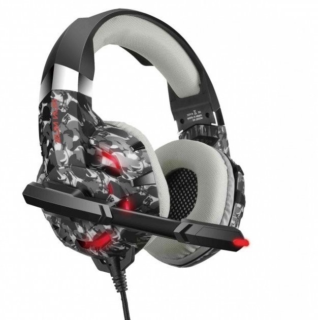 

Игровая гарнитура Runmus Gaming Headset 7.1 с LED подсветкой Camo