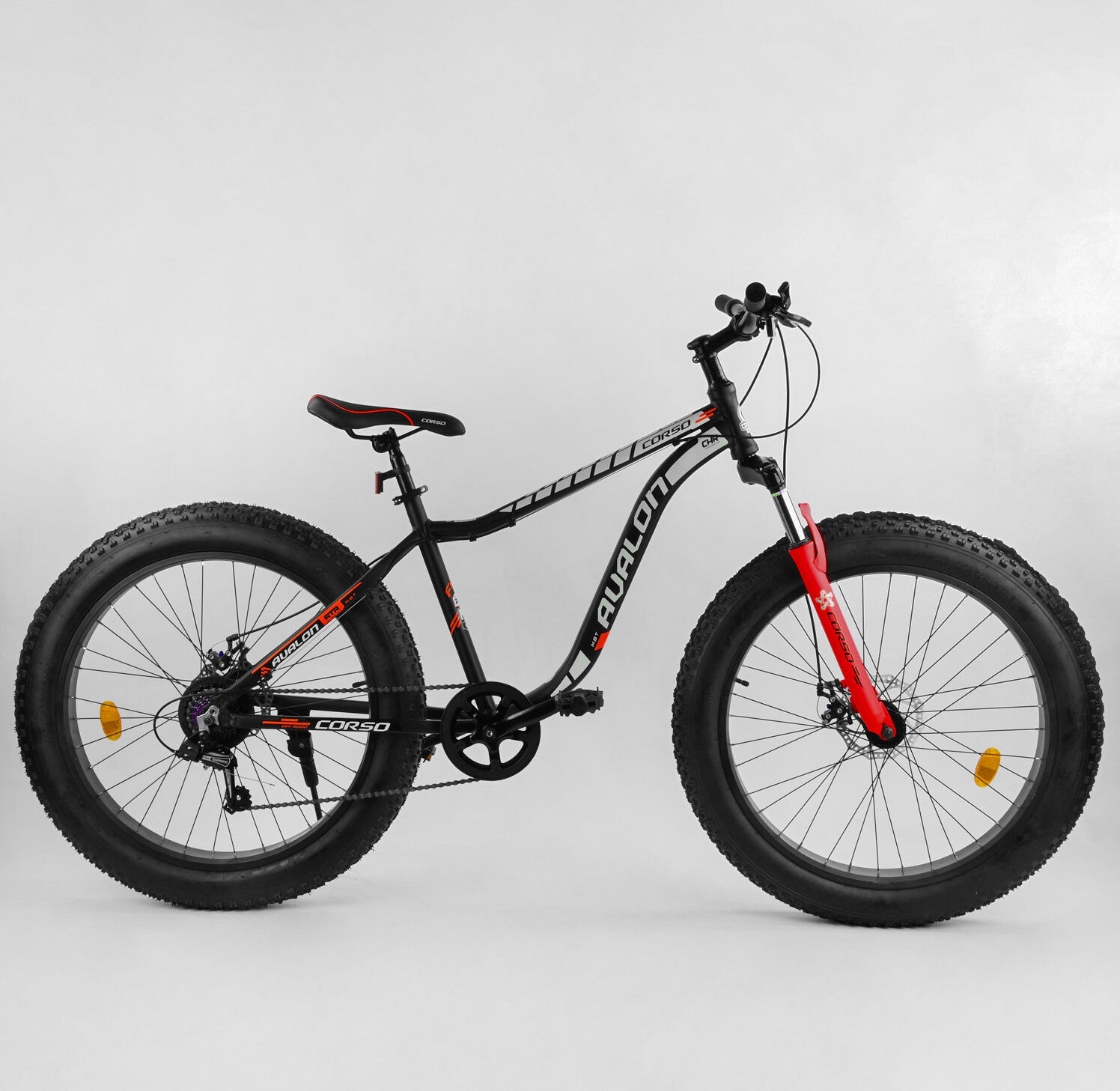 

Велосипед Corso Avalon Fatbike 26" Black (21085)