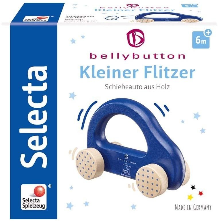 

Деревянная каталка Selecta bellybutton Машинка (64008)