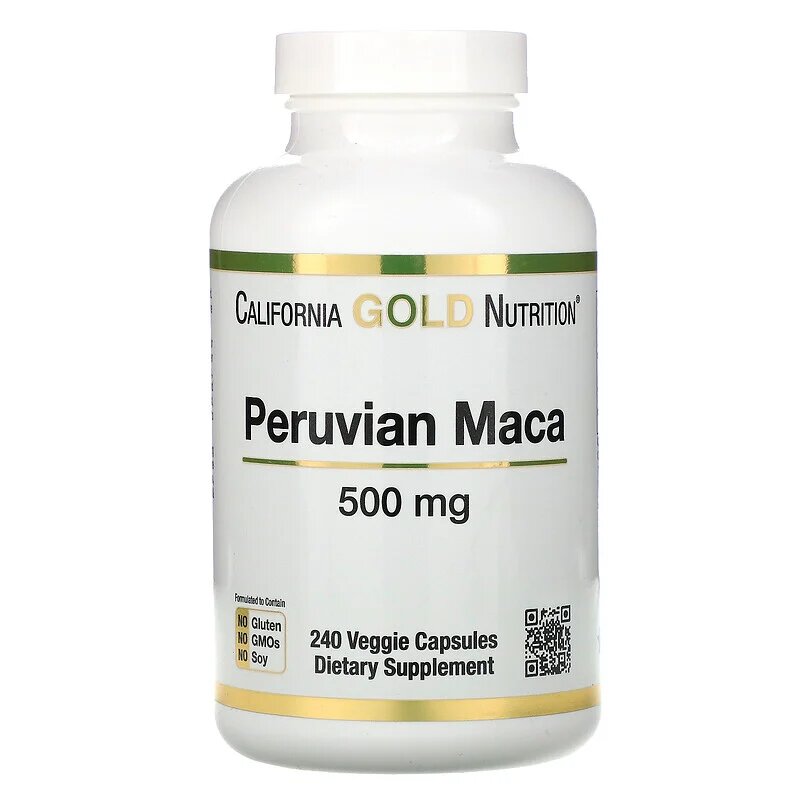 

Бустер тестостерона California Gold Nutrition Peruvian Maca 240 капсул (4384303548)