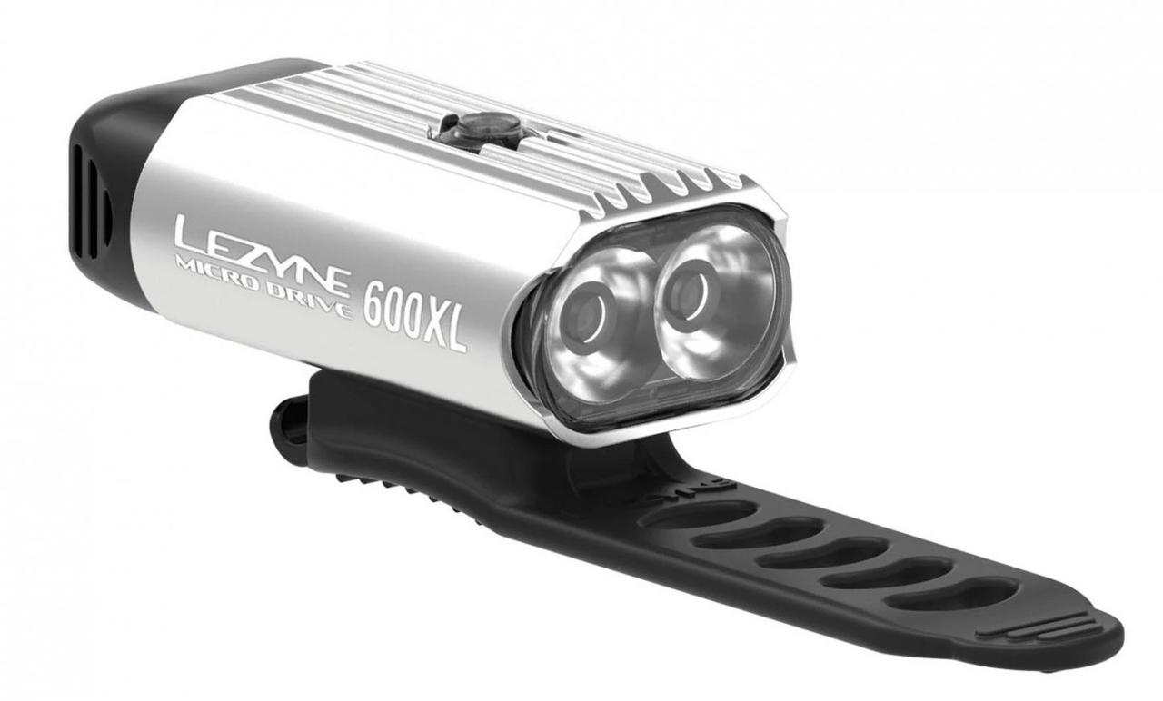 

Велосипедная фара Lezyne MICRO DRIVE 600XL Сріблястий 600 люмен, алюминиевый корпус