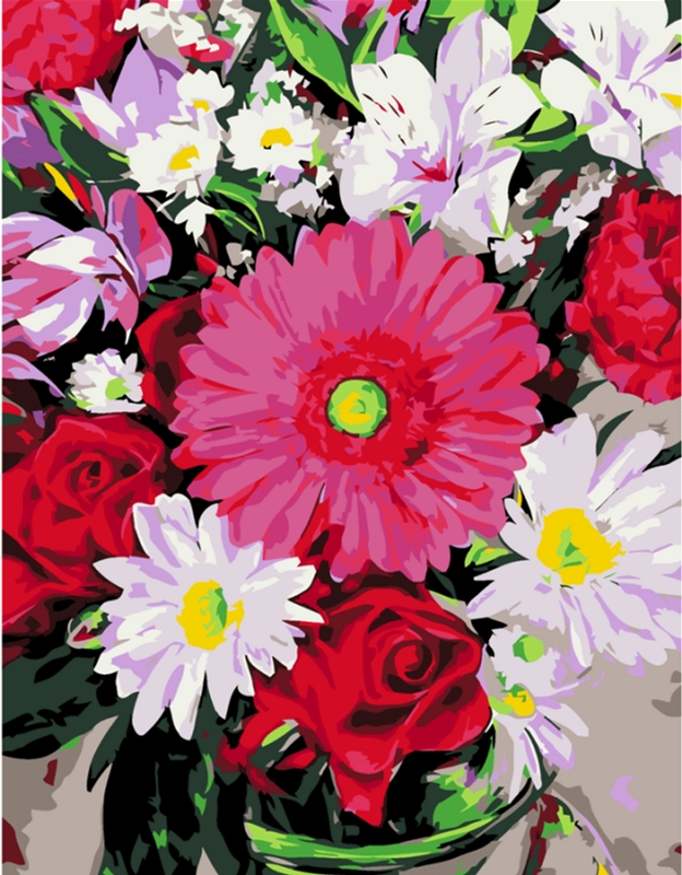 

Картина по номерам Rosa Start Цветочный микс 35 х 45 см (4823098525103)