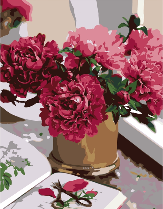 

Картина по номерам Rosa Start Алые пионы 35 х 45 см (4823098525257)