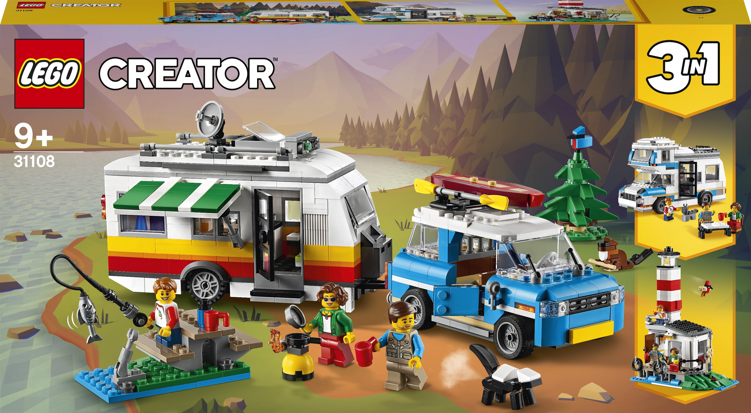 

Конструктор LEGO Creator Отпуск в доме на колесах 766 деталей (31108)