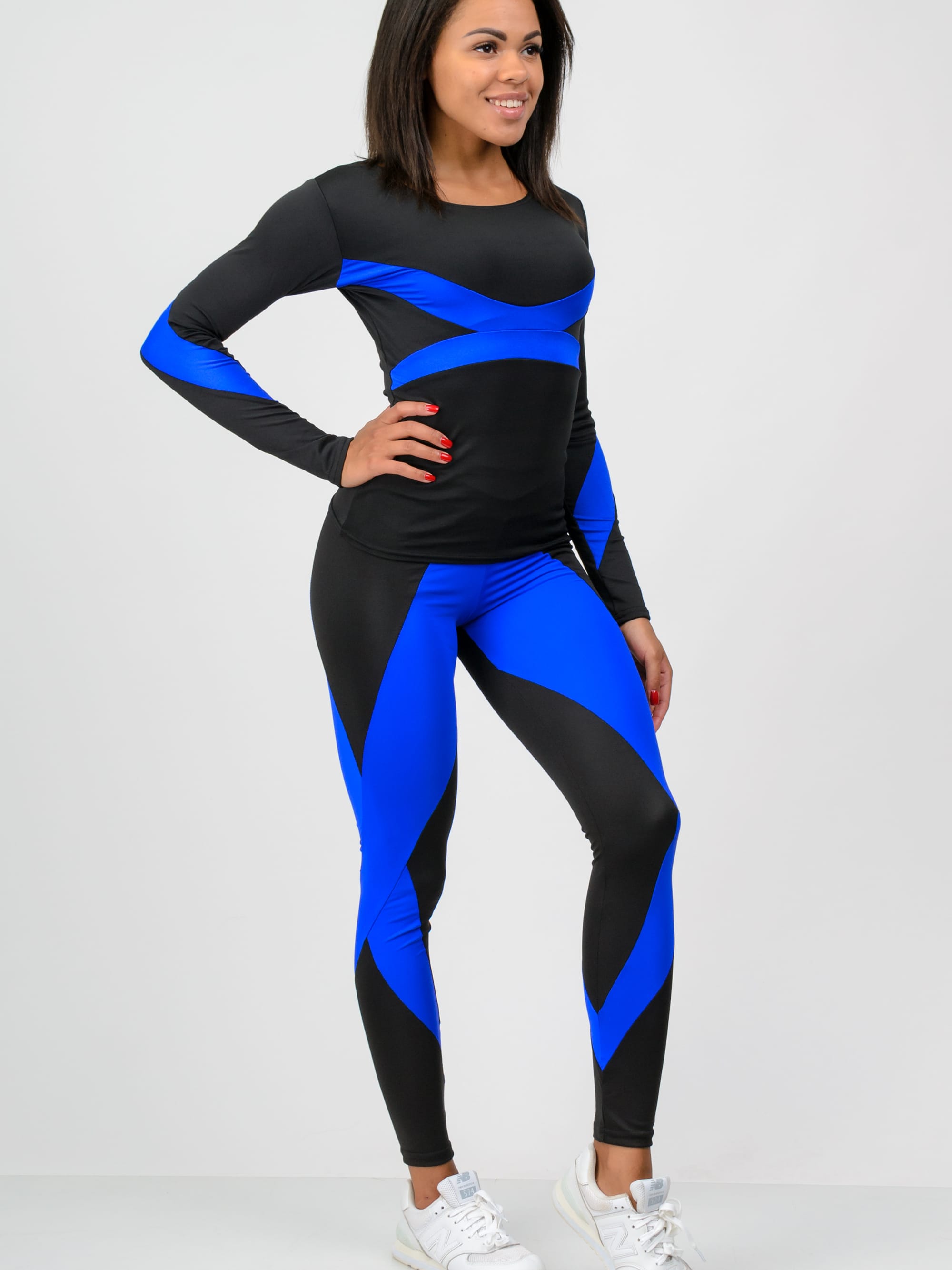

Спортивный костюм Total Pro тп201952 XL-XXL Черный с электрик