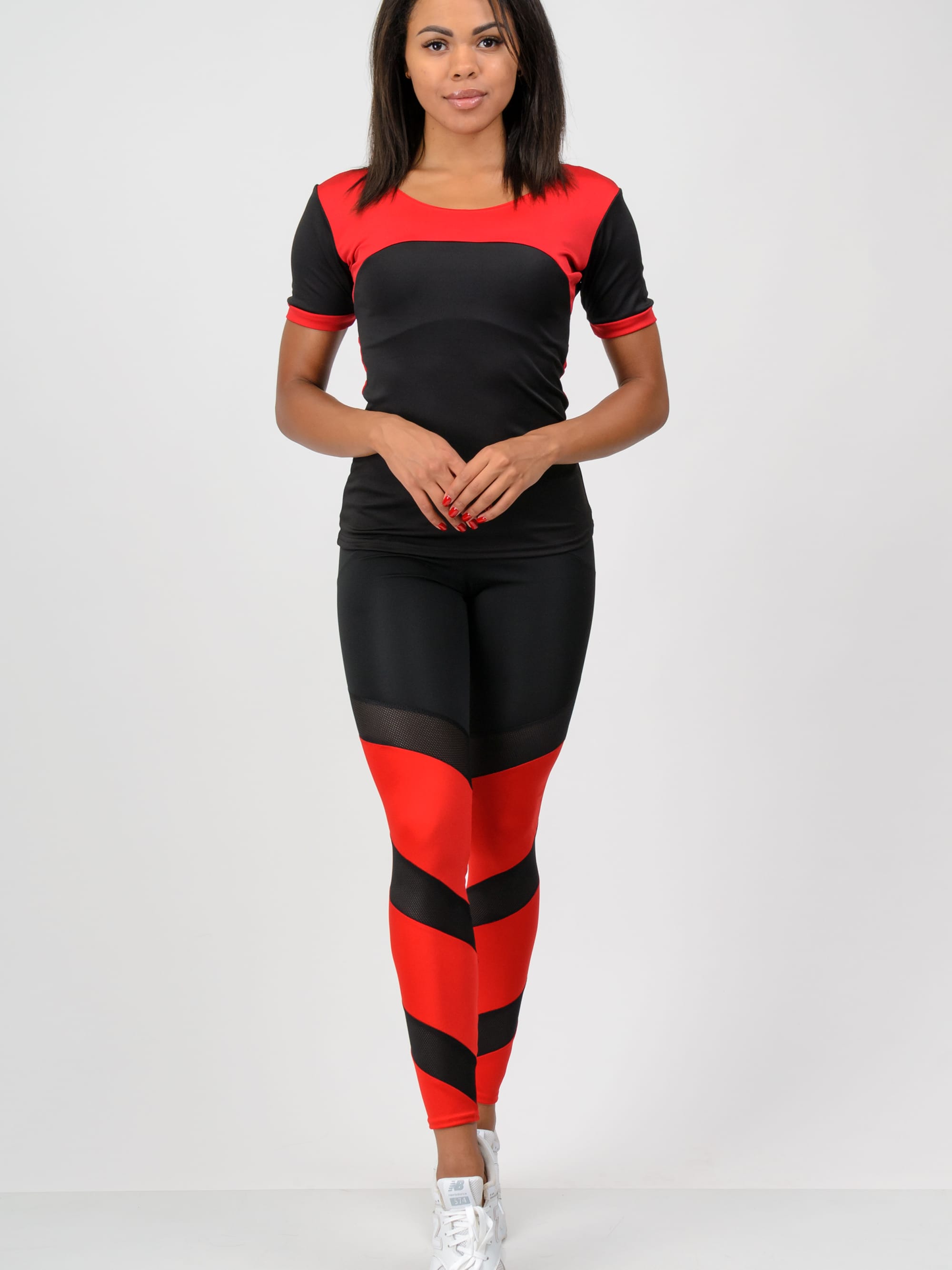 

Спортивный костюм Total Pro тп201961 M-L Черный с красным
