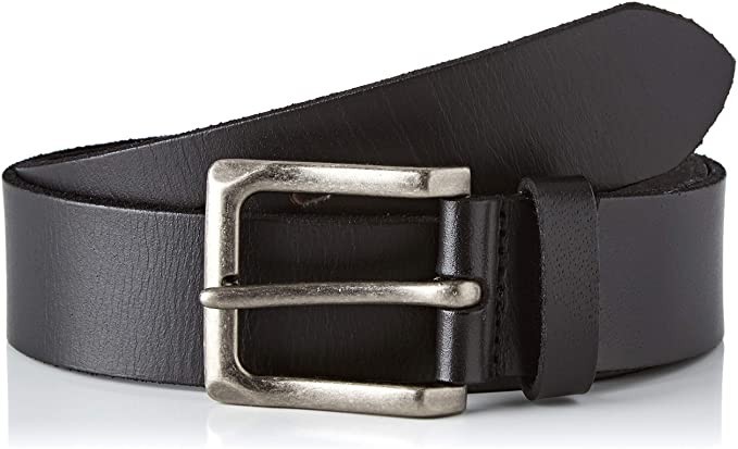 

Шкіряний чоловічий ремінь Celio Black Leather Belt Чорний Size W38