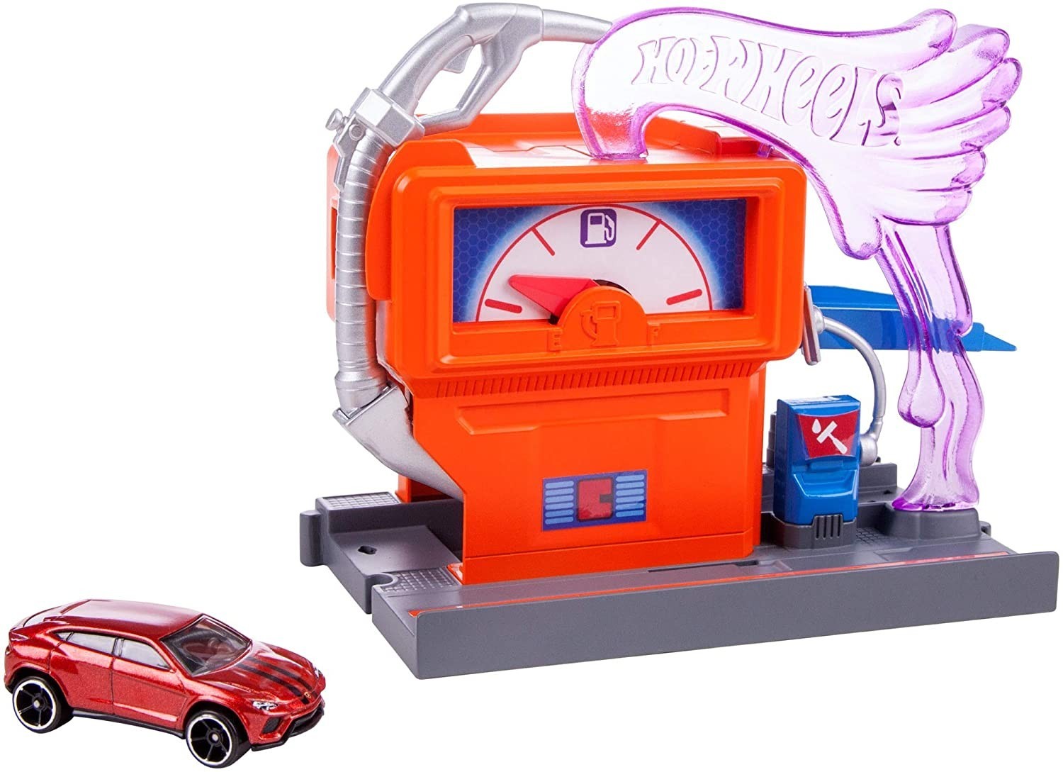 

Игровой трек Hot Wheels City Downtown Super Fuel Stop Play Автозаправочная станция (FMY97)