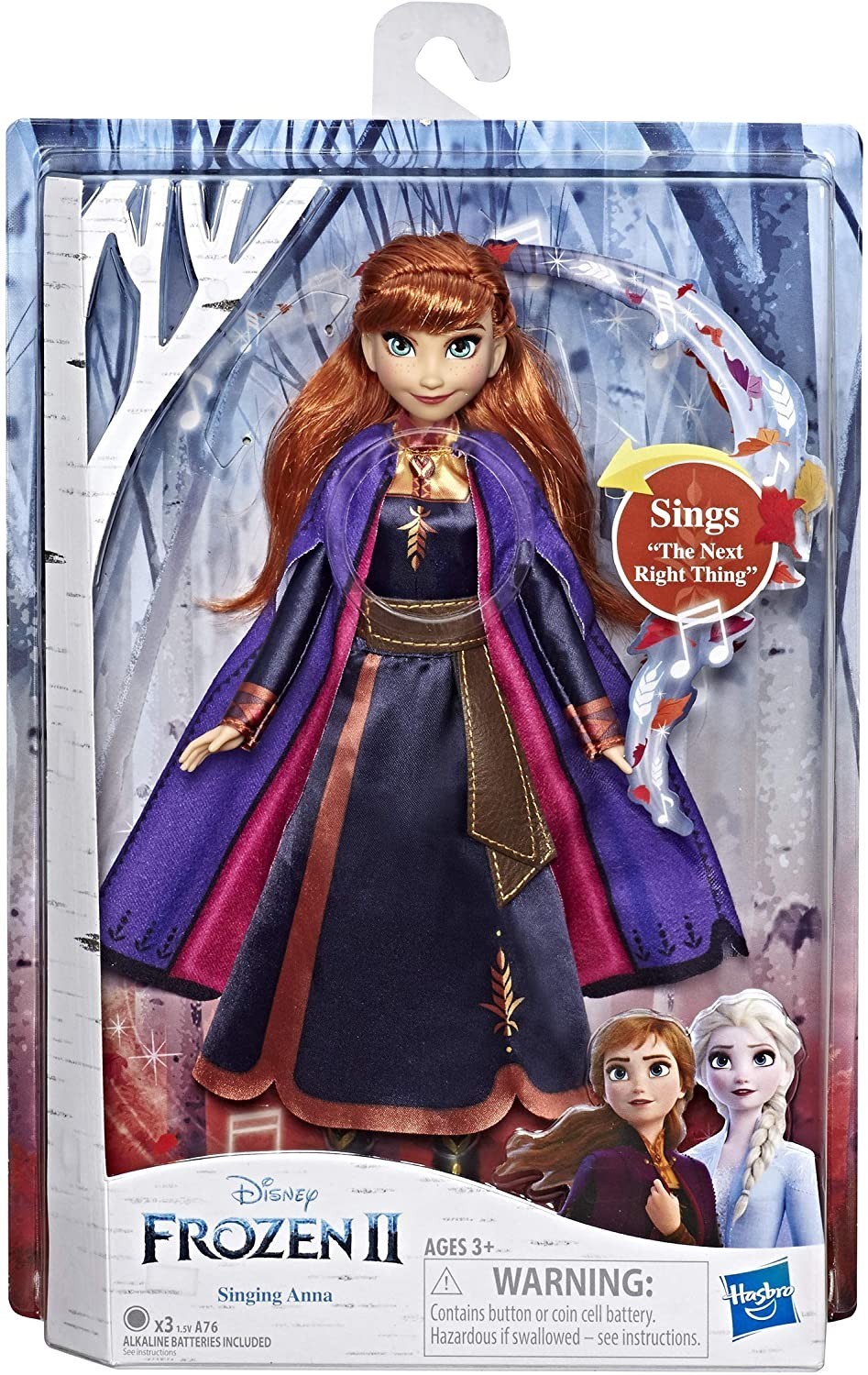 

Кукла Hasbro Disney Frozen Singing Anna Холодное сердце 2 Поющая Анна англ.язык (E6853AS00)