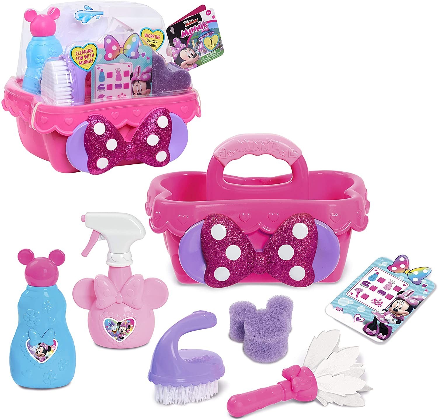 

Игровой набор Disney Junior Minnie Mouse Sparkle N’ Clean Caddy Набор для уборки (89811)