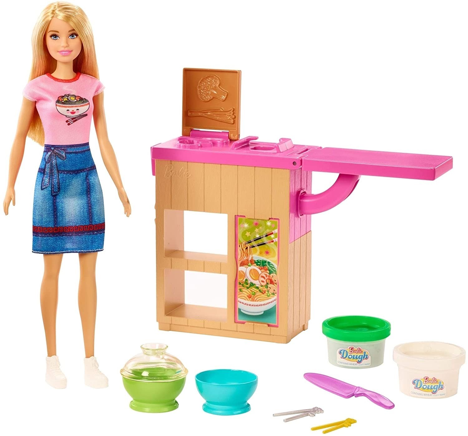 

Игровой набор ​Barbie Noodle Bar Playset Приготовление лапши (GHK43)