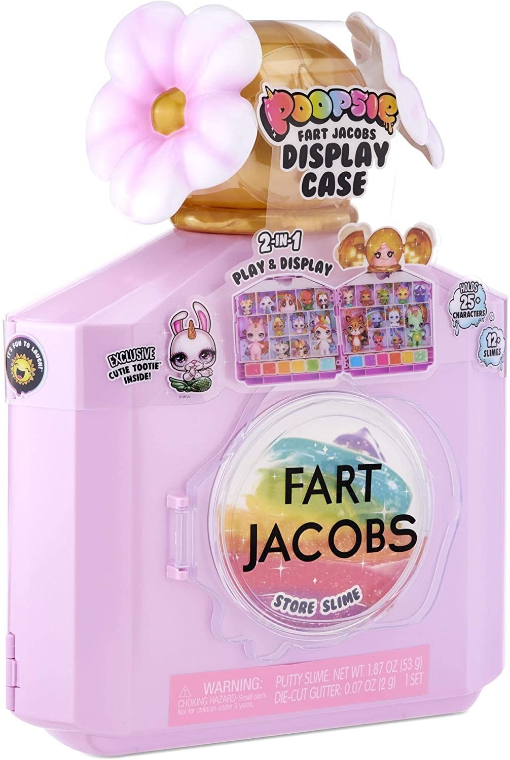 

Кейс для хранения слайм MGA Entertainment Poopsie Fart Jacobs 2-in-1 Play & Display Case Пупси слайм (PPE19000)