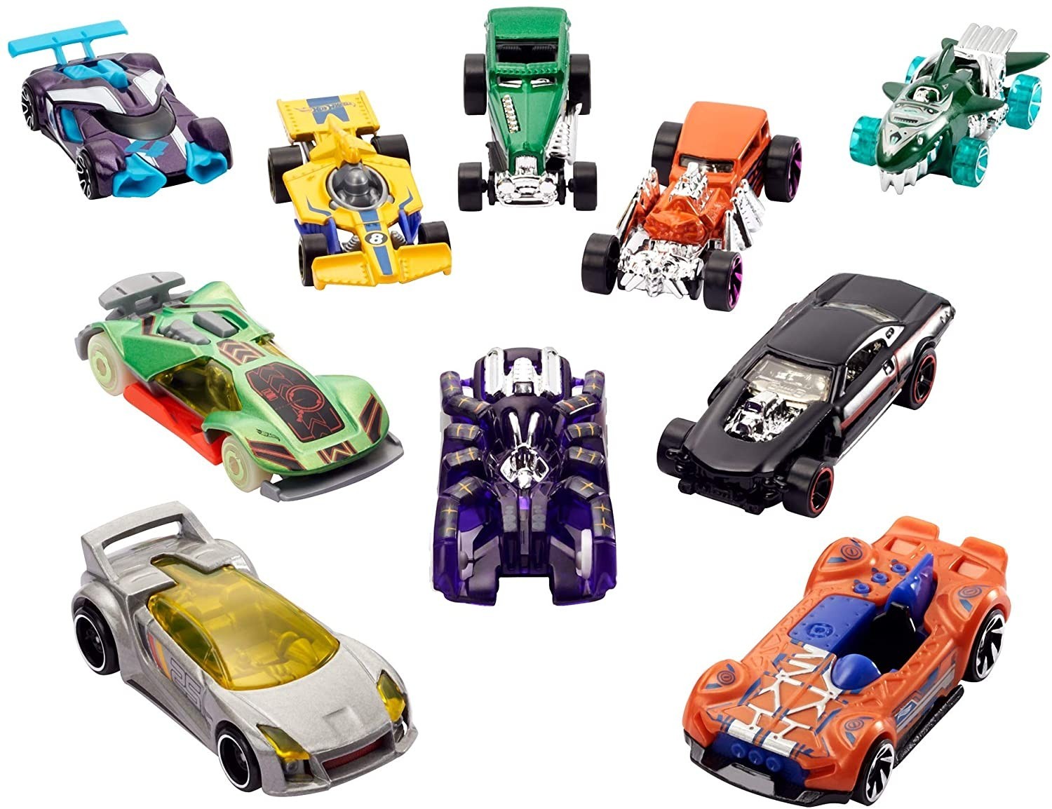 

Набор машинок победителей Hot Wheels Rewards Car 1:64 10 шт. (GWN97)