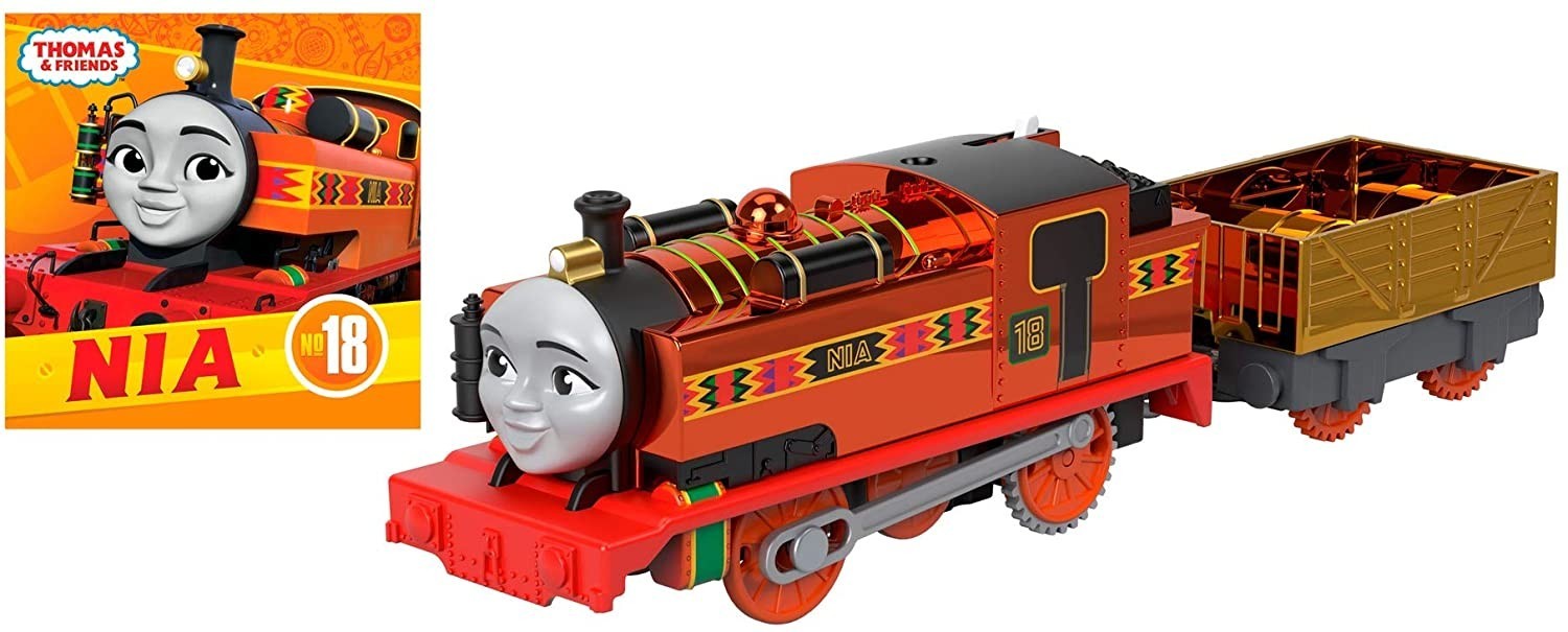 

Моторизованный паравозик Ниа Fisher-Price Thomas & Friends TrackMaster Celebration Nia & Storybook (GNB48)