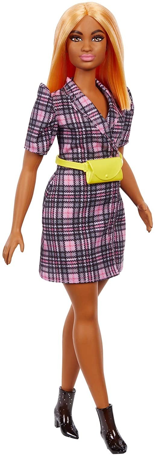 

Кукла Barbie Fashionistas Doll #161 Барби Модница в платье-плейзер (GRB53)