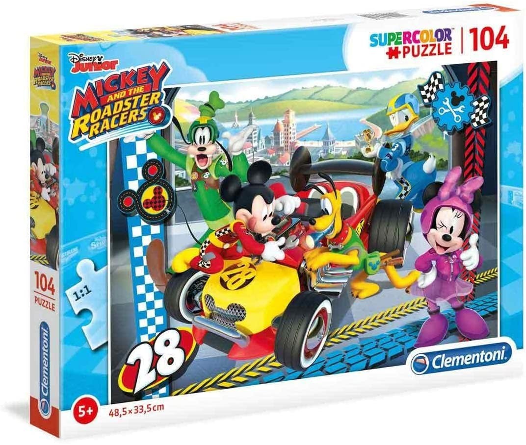 

Пазл Clementoni Supercolor Puzzle Mickey and the Roadster Racers - 104 шт. (27984)