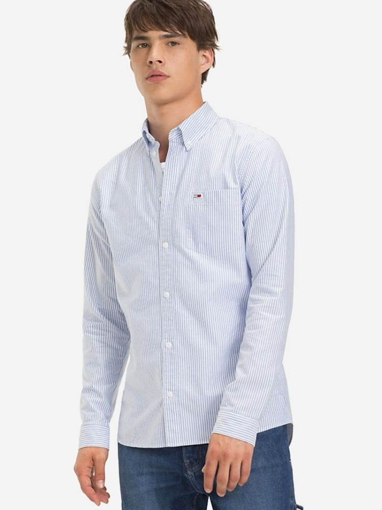 

Рубашка Tommy Hilfiger DM0DM05665 L Светло-синяя