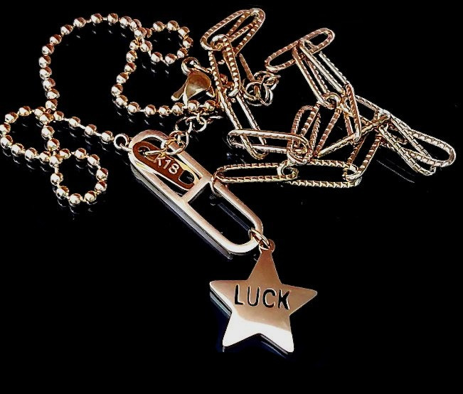 

Комбинированная цепочка с кулоном Звзда Luck Stainless Steel кст075