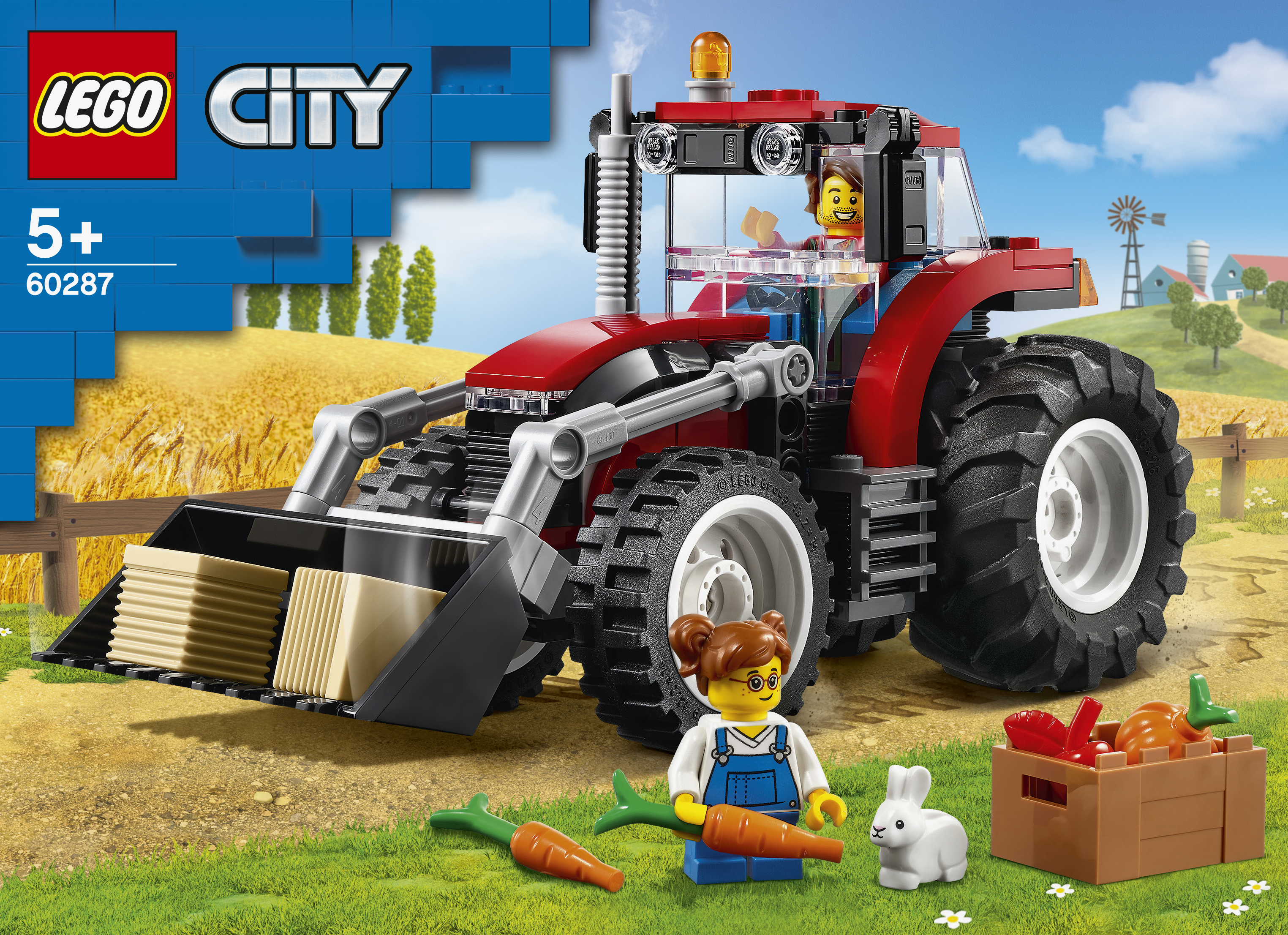 

Конструктор LEGO City Great Vehicles Трактор 148 деталей (60287)