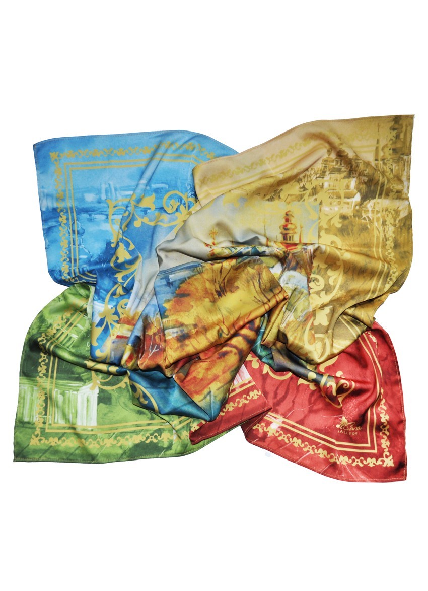 

Платок дизайнерский MyScarf "Киевские мотивы"