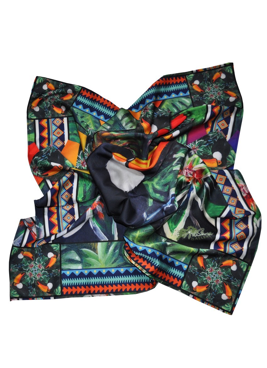 

Платок дизайнерский MyScarf "Тукан"
