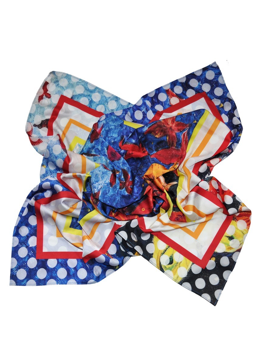 

Платок дизайнерский MyScarf "Бабочки"