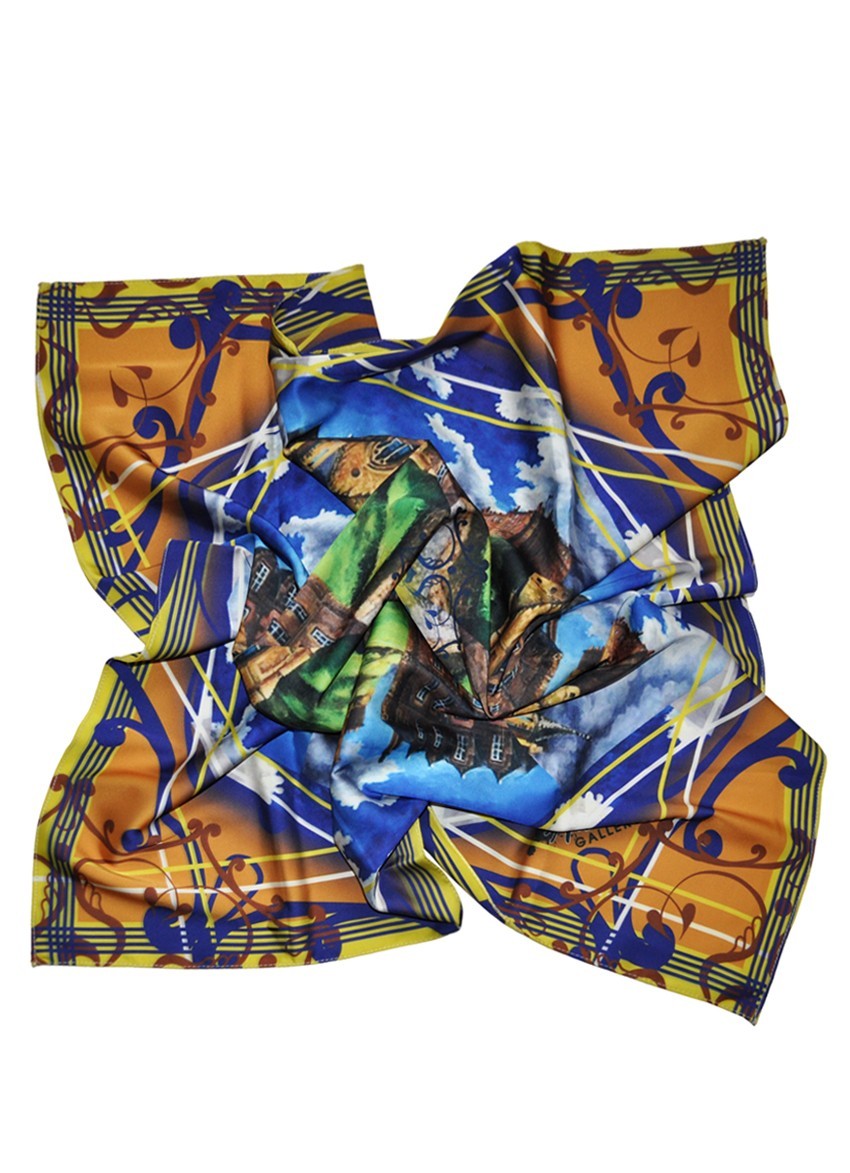 

Платок дизайнерский MyScarf "Замки Шотландии"
