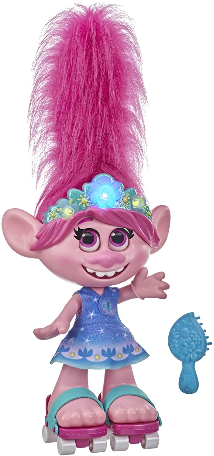 

Интерактивная говорящая поющая игрушка, кукла Тролли Trolls DreamWorks World Tour Dancing Hair